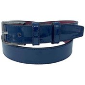 Resim 3 Cm Klasik Suni Deri Desenli Erkek Çocuk Kemeri Siyah 