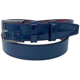 Resim 3 Cm Klasik Suni Deri Desenli Erkek Çocuk Kemeri Siyah 