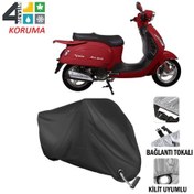 Resim Rmg Venice Motosiklet Brandası ( Kilit Uyumlu - Siyah 