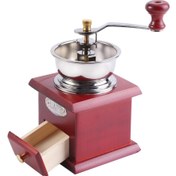 Resim Three Beans Retro Tasarım Kahve Öğütücü Kahve Çekirdeği El Öğütücü (Yurt Dışından) 
