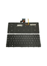 Resim Dell Kjvw7, 0kjvw7, Mp1fp, 0mp1fp Uyumlu Klavye Tuş Takımı Tuş Seti Led Işıklı Siyah Türkçe 