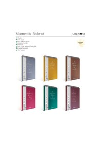 Resim Çınar Moment's Spiralli Bloknot 17x24 Kareli 100 Yaprak 78022 