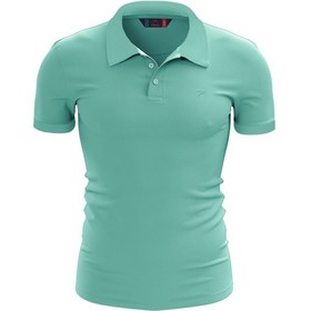 Resim %100 Pamuk Polo T-shirt Impero Mint Mint 