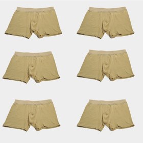 Resim Yeşil Askeri Boxer 6'Lı Yapışan Asker Donu Yeşil 