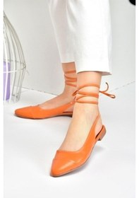 Resim Turuncu Bilek Bağlamalı Kadın Babet M726890209 Turuncu 