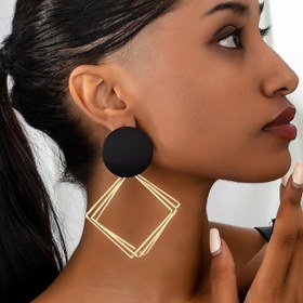 Resim En son popüler moda ve çok yönlü Kadın küpeleri 