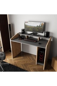 Resim Bimossa Nova S8381 Oyuncu Masası Sepet-Antrasit 117 cm 