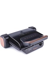 Resim Özbience Şık ve Pratik Siyah Tost Makinesi, Hızlı ve Eşit Kızartma Özelliğiyle 