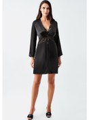 Resim İmaj 4010 Siyah Renk Saten 6lı Çeyizlik Set Siyah 