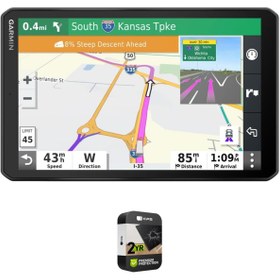 Resim Garmin 010-02314-00 dezl OTR800 Premium 2YR CPS Gelişmiş Koruma Paketine sahip 8" GPS Kamyon Navigat 