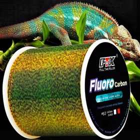 Resim RFK Süper Güçlü Florokarbon Kaplamalı Görünmez Olta İpi, Noktalı Etki, 0.20mm-0.50mm, 1.87KG-15.57KG, 300m/500m, Canlı Yeşilden Sarıya Geçişli Makara ile Artırılmış Atma Hassasiyeti, Hassas Atma | Canlı Gradyan Tasarım | Dayanıklı Naylon İp 