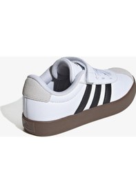 Resim Adidas Vl Court 3.0 Skateboarding Çocuk Beyaz Sneaker Id9155 Beyaz 