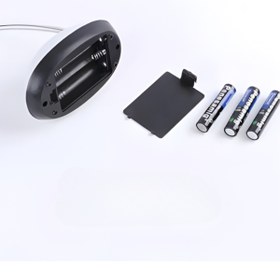 Resim Hazar Led Taşınabilir Pilli Masa Lambası Beyaz Led Işıklı Kitap Okuma Lambası 