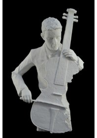 Resim Hyk04 - Viyolonsel Çalan Adam 46x33 Cm 