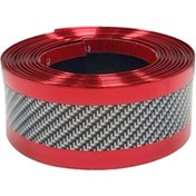 Resim Hightower Karbon Fiber Kapı Eşiği Koruma Şeridi - Tampon Ayna Kaplaması Kırmızı 