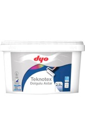 Resim Dyo Teknotex Dolgulu Dış Cephe Astarı 2,5 Litre Beyaz 