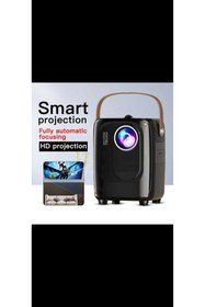 Resim Mega Everest Projeksiyon SMART FULL HD Android 5G Projektör tasına bilir Wi-Fi Bluetooth destekli 