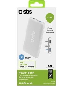 Resim Sbs -62258 Ttbb100002Ufastw 2 Usb 10.000 Powerbank 