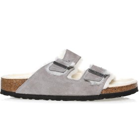 Resim Birkenstock Taş Erkek Pelüş Ev Terliği 1017403 ARIZONA 