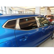 Resim Nissan X - Trail 2014 Sonrası Orta Direk 8 Parça Paslanmaz Çelik 