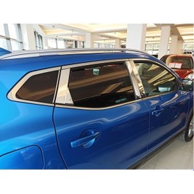 Resim Nissan X - Trail 2014 Sonrası Orta Direk 8 Parça Paslanmaz Çelik 