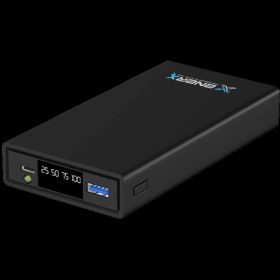 Resim Enerx Powerbank 20000 mAh 22.5 Watt LED Göstergeli ENR-P2025DT Siyah 