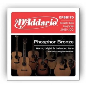 Resim AyrStore Epbb170 Akustik Bas Gitar Tel Seti, Long Scale, 45 100, Ph 