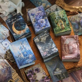 Resim 100 Sayfa Keşifçi Masalı Serisi El Sanatları Kağıdı - Gül, Kaleler, Kelebekler ve Gotik Unsurlarla Eski Fantezi Tasarımlar | Kendin Yap Scrapbooking, Çöp Günlükleri ve Hediye Paketleme için Mükemmel | Benzersiz Doğum Günü ve Okula Dönüş Hediye Fikri, Hediye Paketleme Kağıdı | Gotik Estetik | Detaylı Görüntüler, Goth Aksesuarlar 