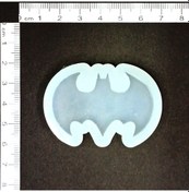 Resim EPOKSİ REÇİNE SİLİKON KALIP BATMAN LOGO ANAHTARLIK KOLYE 1. KALİTE HB2010-0137 