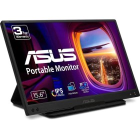 Resim Asus Zenscreen MB166C 15.6" 5ms, 60Hz, Full Hd, Usb-C, Düşük Mavi Işık, Freesync, IPS Panel, Taşınabilir USB Monitör 