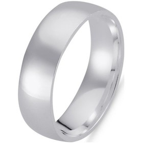 Resim 6 Mm Bombeli Gümüş Alyans 