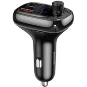 Resim Geeksen Baseus S-13 Bluetooth Fm Transmitter Araç Şarj Cihazı, 36w Pps Hızlı Şarj, 2 Usb + Type-c, Tf Kart Desteği, Mikrofonlu Siyah 