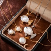 Resim 1 adet Deniz Eğilimi Takı ile 18K Altın Kaplama-Plated Yengeç ve Balık Kolyeler, Sentetik Sentetik Zirkon ile - Günlük Giyim ve Tatil Hediyeleri için İdeal, Şükran Günü için Mükemmel 