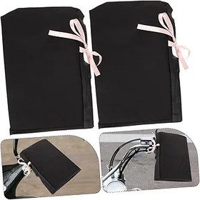 Resim POPETPOP 1 Çift Elektrikli Araç Eldivenleri Mobilet Motosiklet Dokunmatik Motosiklet Eldiveni Erkekler Vites Gidon Motor Eldivenler Kavramak ısıtmalı Eldivenler Sürme El ısıtıcısı Black Bez 