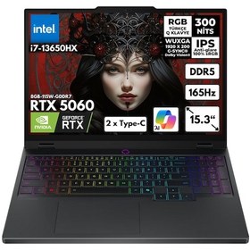 Resim Lenovo Legion 5 15IRX10 83LY00AXTRHMF73 i7-13650HX 16 GB 1 TB SSD RTX5060 8 GB 15.3" Wuxga W10H Dizüstü Bilgisayar 