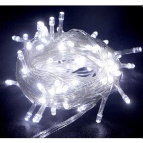 Resim Bet's 10m 100 Led Boncuk Lamba Beyaz Işık Şeffaf Kablo 
