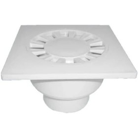 Resim Gama 15x15 Yer Süzgeci Q70 Alttan Çıkışlı 