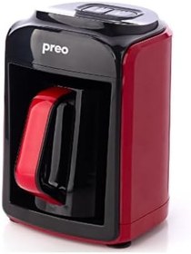 Resim Preo E263ecm Otomatik Kırmızı Türk Kahve Makinesi 