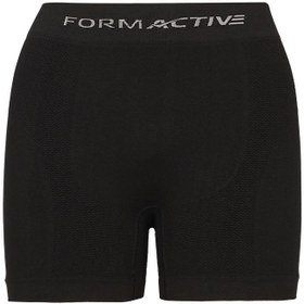Resim Genel Markalar Dikişsiz Microfiber Likralı Erkek İç Çamaşırı Boxer Siyah 