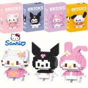 Resim Sanrio Hello Kitty & Kuromi & My Melody Masaüstü Dekoru ve Araç Gösterge Paneli Süsü, Sevimli Karikatür Tasarımı, El Yapımı Montaj, Parti Hediyeleri ve Tatil Hediyesi İçin Mükemmel 