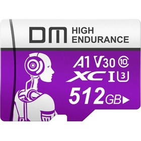 Resim DM 512gb Class 10 A1 V30 95mb/s Micro Sd Hafıza Kartı 