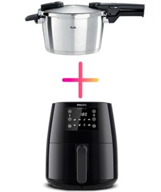 Resim Philips Fissler Vitaquick Premium 4.5 Litre Philips Large Airfry , Rapid Air Teknolojisi 4,1l 