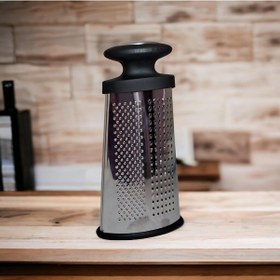 Resim 24 Cm Çift Taraflı Kule Çelik Rende El Rendesi Çift Taraflı Mini Gözenekli Fonksiyonel Mutfak Rendesi 