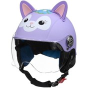 Resim Novahub 3c Açık Çocuk Kaskı Mor, Yeni Tasarım Mor 