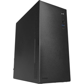 Resim Everest K250 Peak 250W Micro Psu Audio Kompakt Mid-Tower Bilgisayar Kasası Siyah 