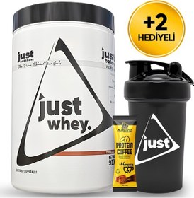 Resim Just Nutrition Whey Protein Tozu + Karbonhidrat 900 Gr 18 Servis Çikolata + Shaker + Protein Kahve Çikolata Aromalı 