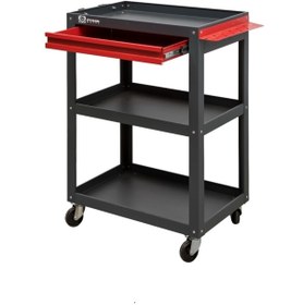 Resim Genel Markalar 67x85x40cm 1 Çekmeceli Taşıma Arabası 