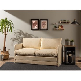 Resim Pafu Saga Xl İkili Katlanır Yataklı Koltuk Soho Krem 