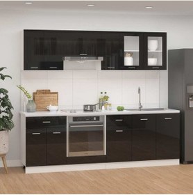 Resim Hector Mutfak 230 Cm Tezgah Dahil Değil Siyah 