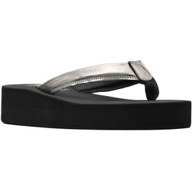Resim Bueno Shoes Platin Parlak Ayna Kadın Parmak Arası Terlik 26wt202644 